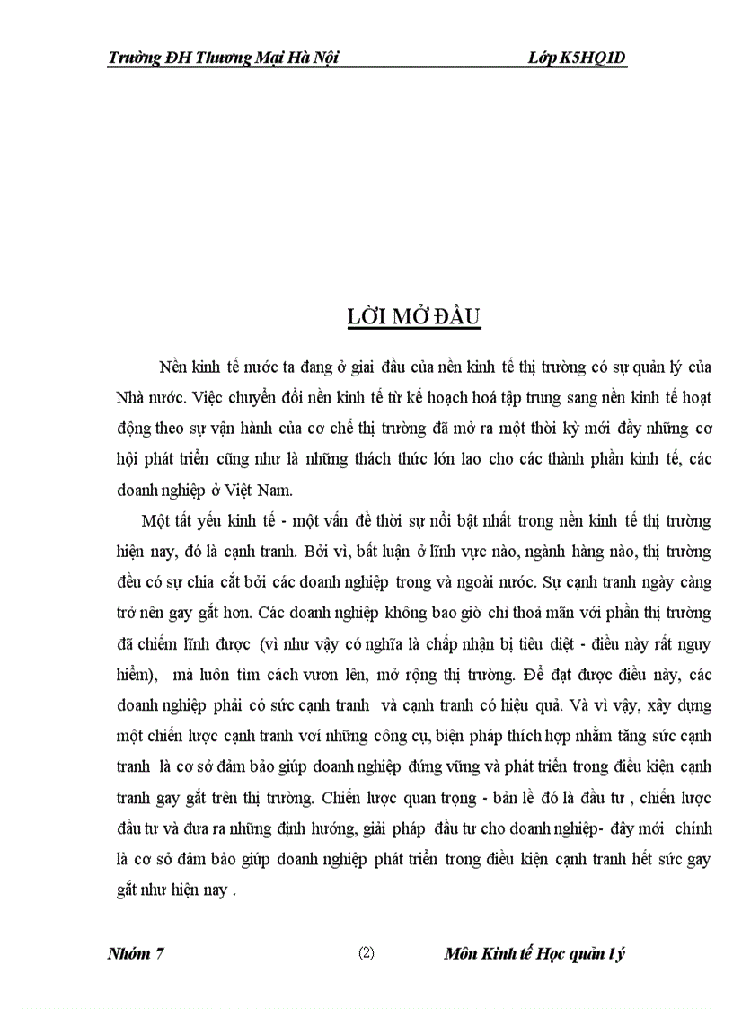 image for page Bài thảo luận kinh tế học quản lý