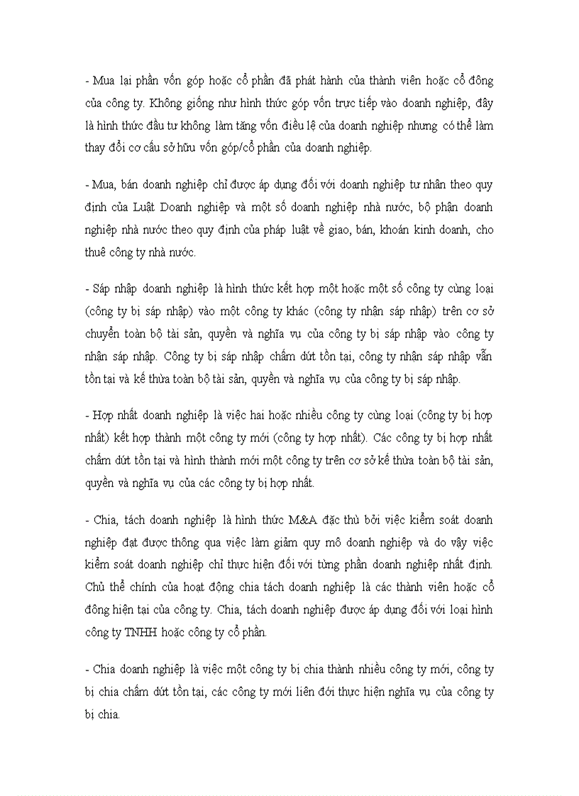 image for page Tìm hiểu dưới giác độ tài chính quy trình mua bán sáp nhập doanh nghiệp