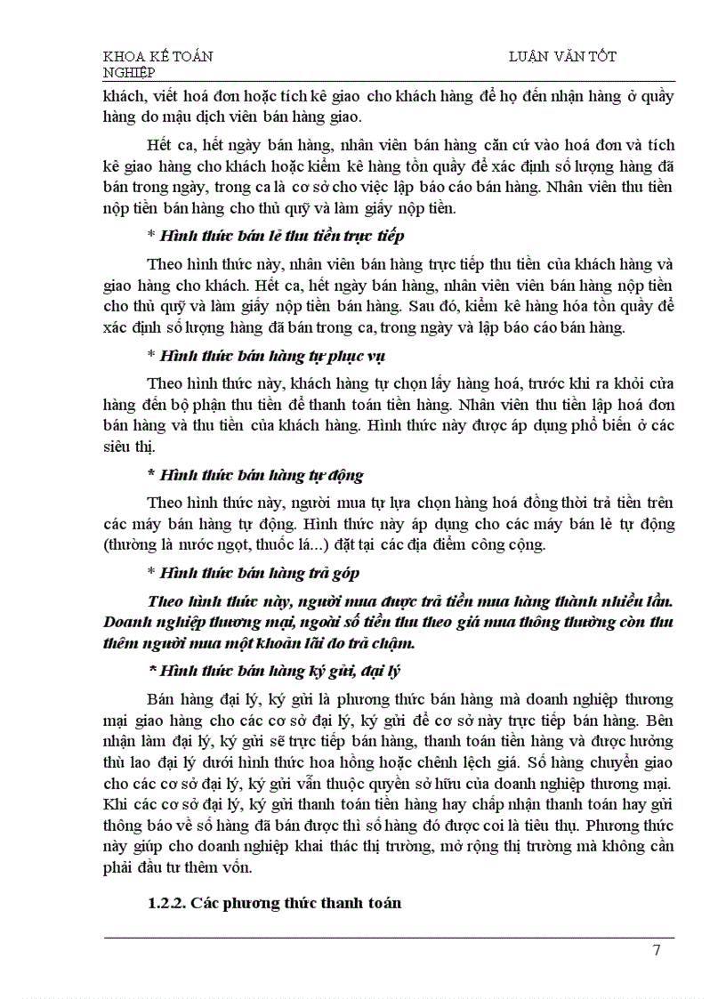 image for page Phương hướng hoàn thiện công tác kế toán bán hàng và xác định kết quả bán hàng tại Công ty cổ phần Kim khí Hà Nội