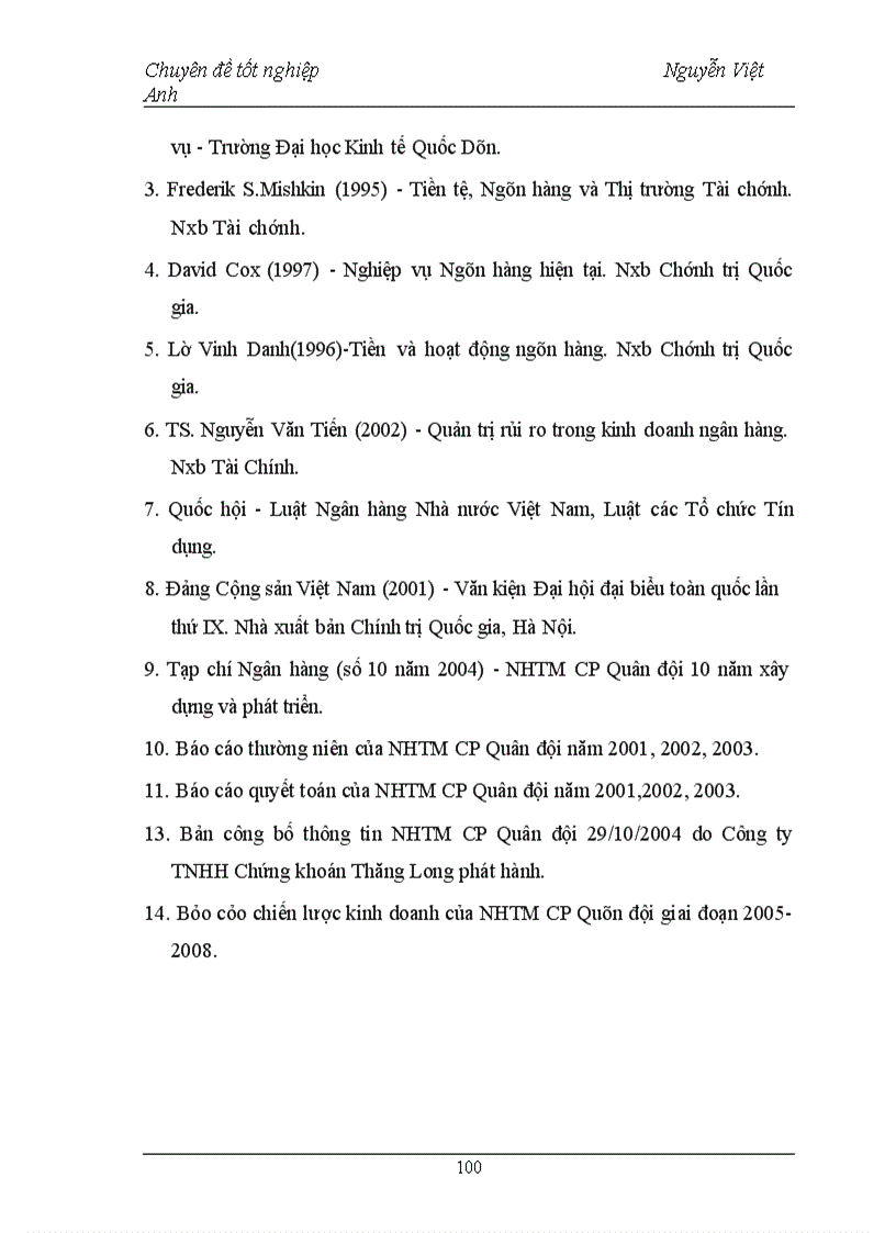 image for page Giải pháp tăng cường huy động vốn tại Ngân hàng Thương mại Cổ phần Quân đội