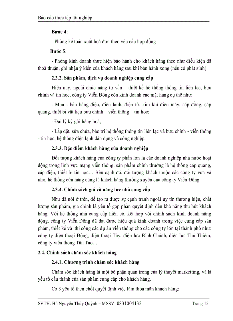 image for page Chính sách chăm sóc khách hàng của doanh nghiệp Công ty CP Thiết kế Xây lắp Viễn Đông