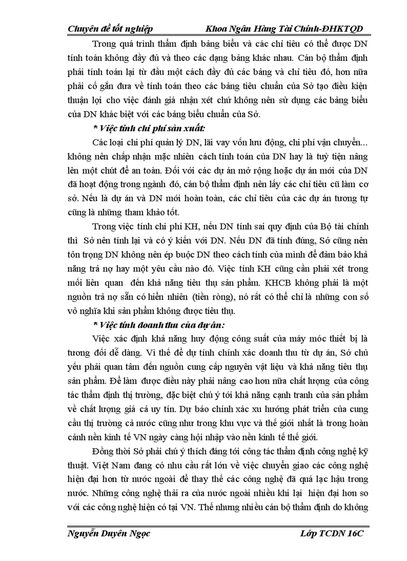 image for page Nâng cao chất lượng thẩm định tài chính dự án cho vay tại Sở giao dịch I Ngân hàng Nông nghiệp và phát triển nông thôn Việt nam