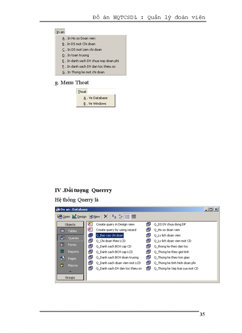image for page Hệ quản trị cơ sở dữ liệu để quản lý đoàn viên