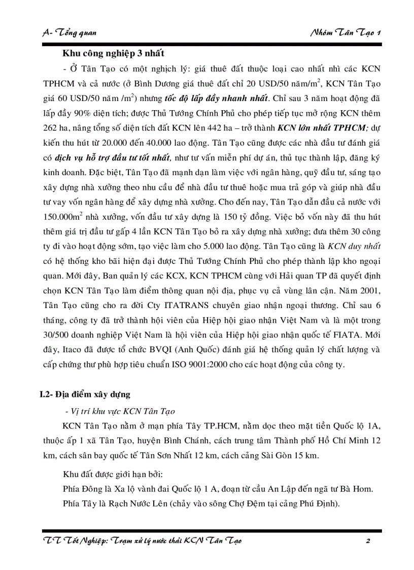 image for page Thực tập tốt nghiệp trạm xử lý nước thải khu Công nghiệp Tân Tạo