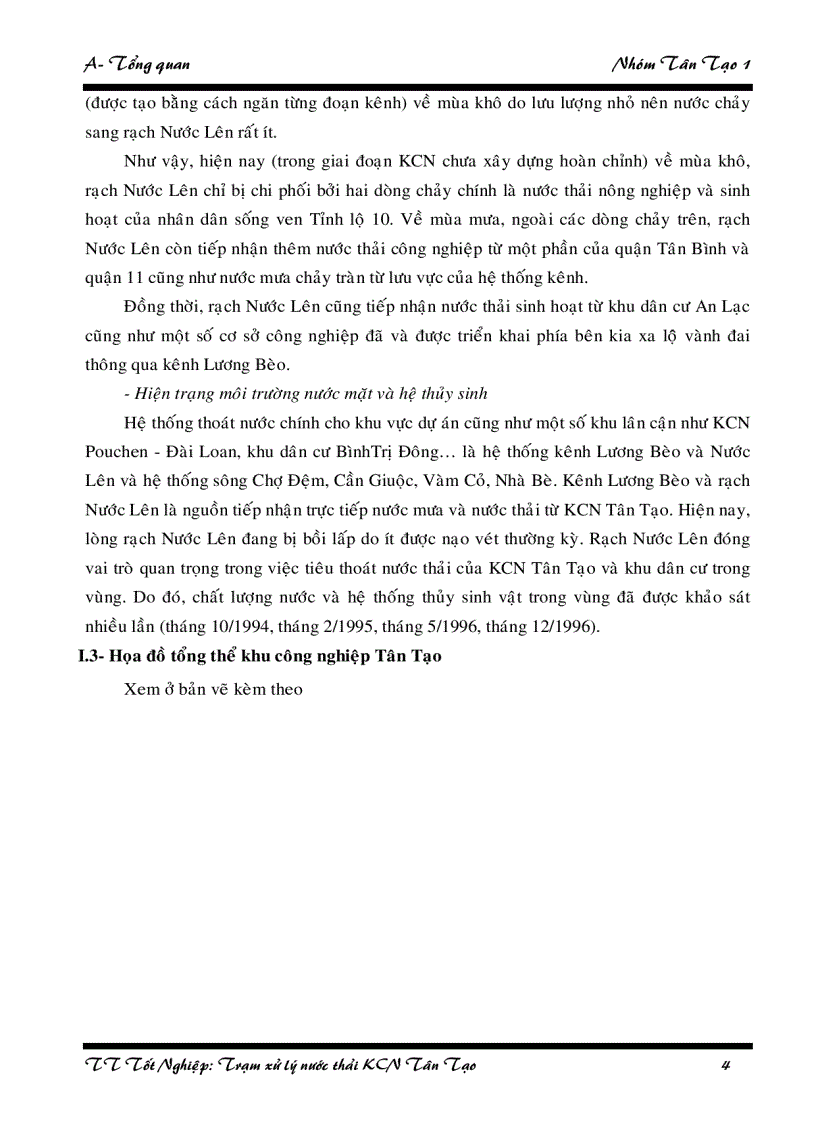 image for page Thực tập tốt nghiệp trạm xử lý nước thải khu Công nghiệp Tân Tạo