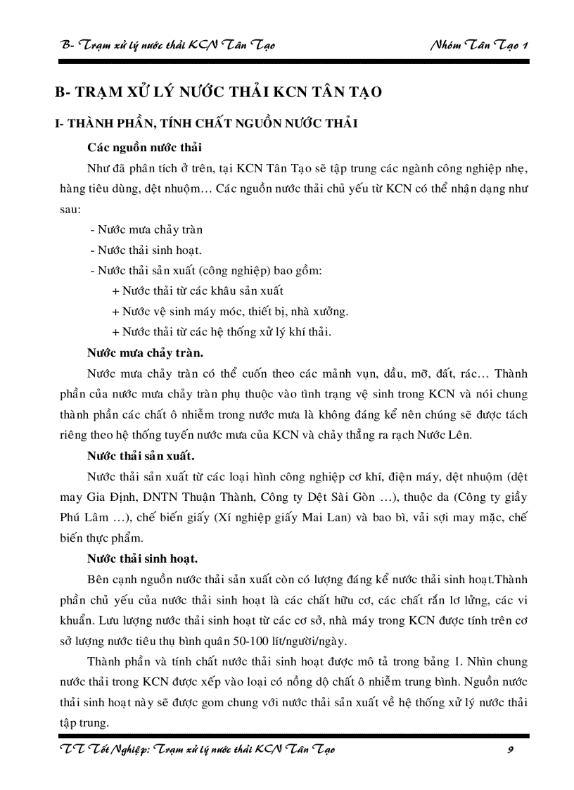 image for page Thực tập tốt nghiệp trạm xử lý nước thải khu Công nghiệp Tân Tạo