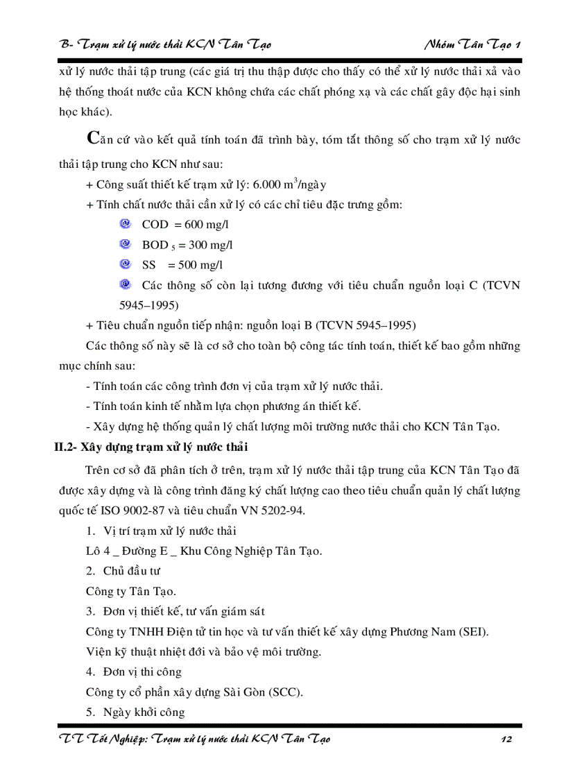 image for page Thực tập tốt nghiệp trạm xử lý nước thải khu Công nghiệp Tân Tạo