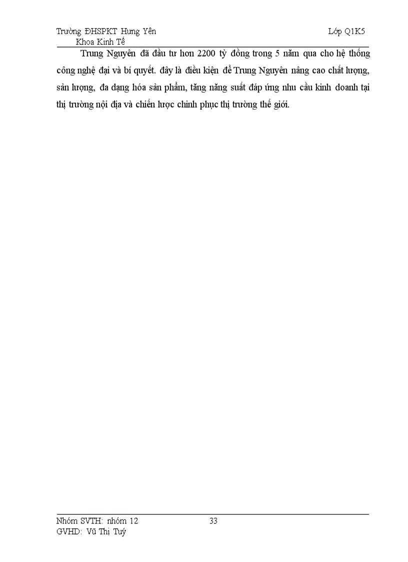 image for page Chiến lược sản phẩm của Cà phê Trung Nguyên