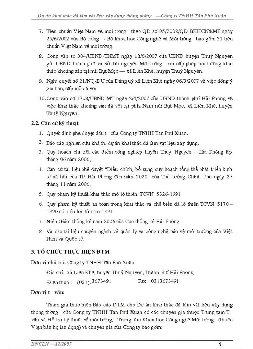 image for page Khai thác đá làm vật liệu xây dựng thông thường