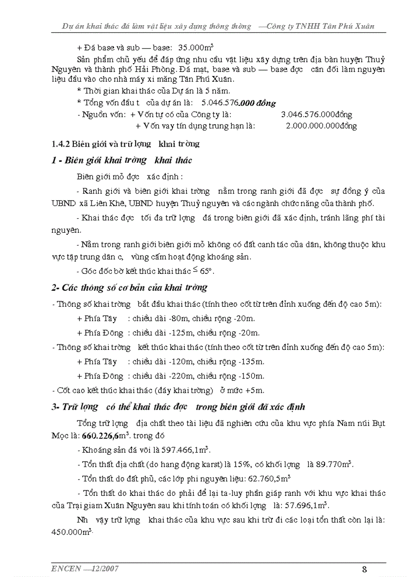 image for page Khai thác đá làm vật liệu xây dựng thông thường