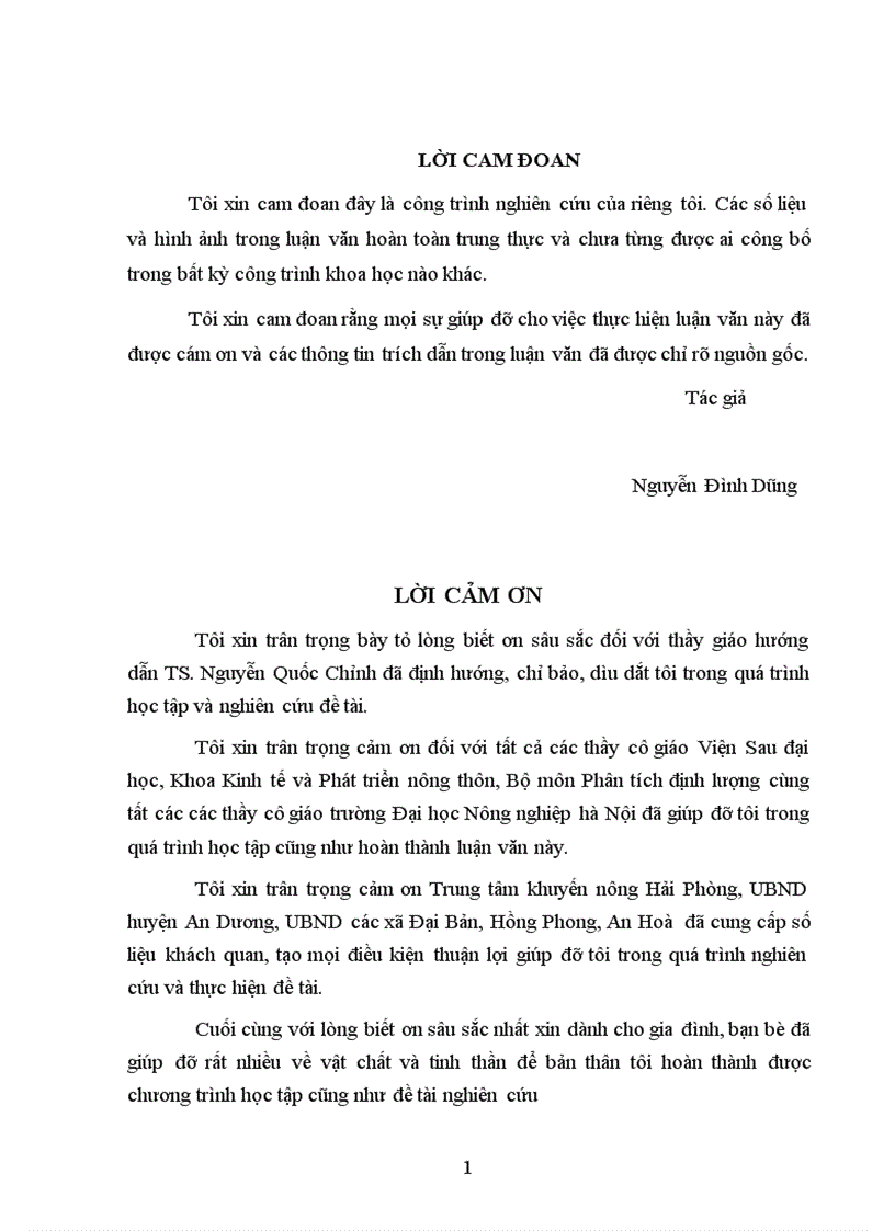 image for page Nghiên cứu tình hình sản xuất rau theo tiêu chuẩn VietGAP ở huyện An Dương Hải Phòng