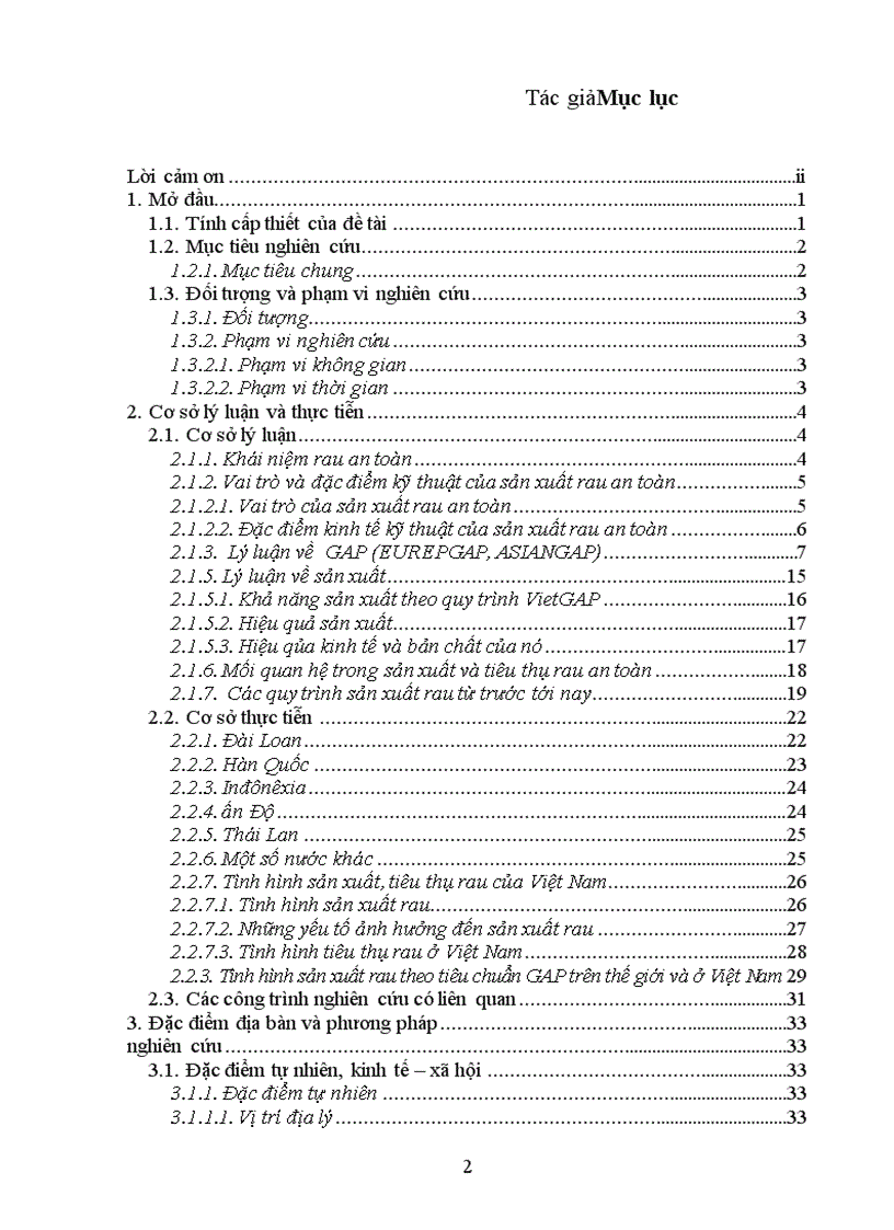 image for page Nghiên cứu tình hình sản xuất rau theo tiêu chuẩn VietGAP ở huyện An Dương Hải Phòng