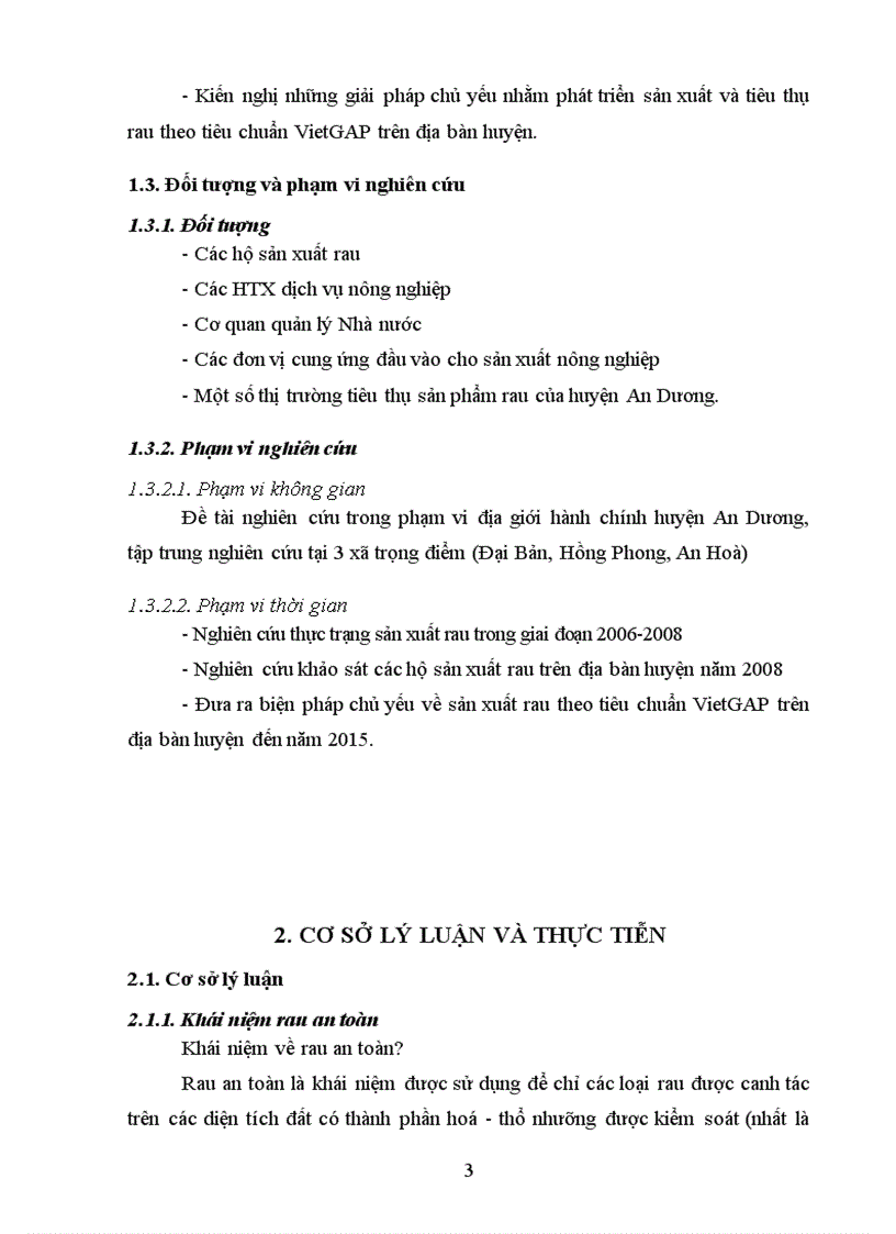 image for page Nghiên cứu tình hình sản xuất rau theo tiêu chuẩn VietGAP ở huyện An Dương Hải Phòng