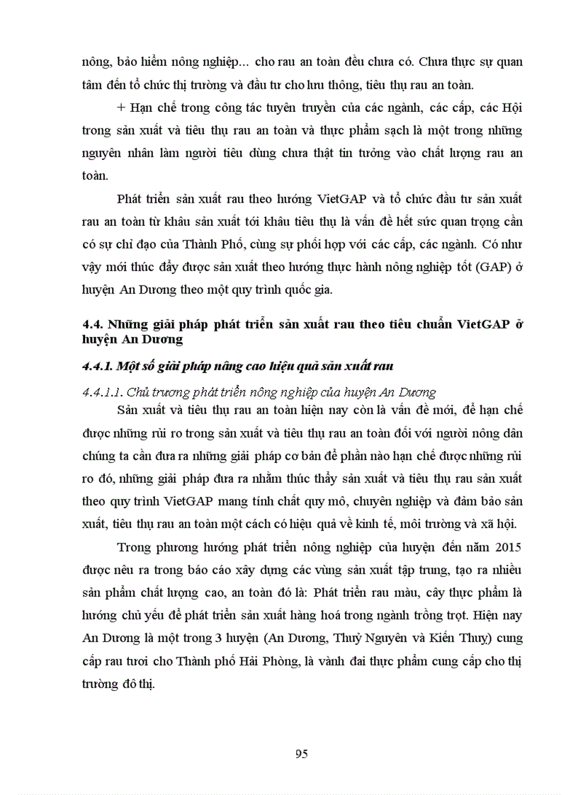 image for page Nghiên cứu tình hình sản xuất rau theo tiêu chuẩn VietGAP ở huyện An Dương Hải Phòng