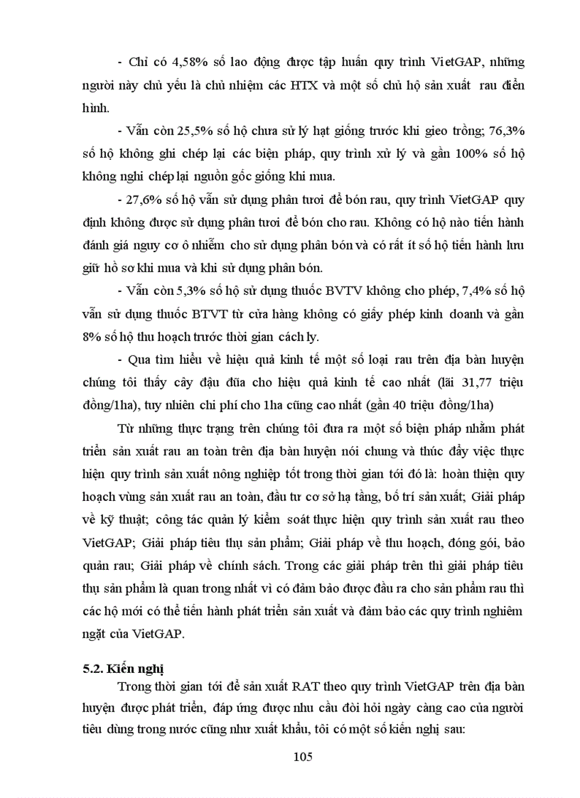 image for page Nghiên cứu tình hình sản xuất rau theo tiêu chuẩn VietGAP ở huyện An Dương Hải Phòng