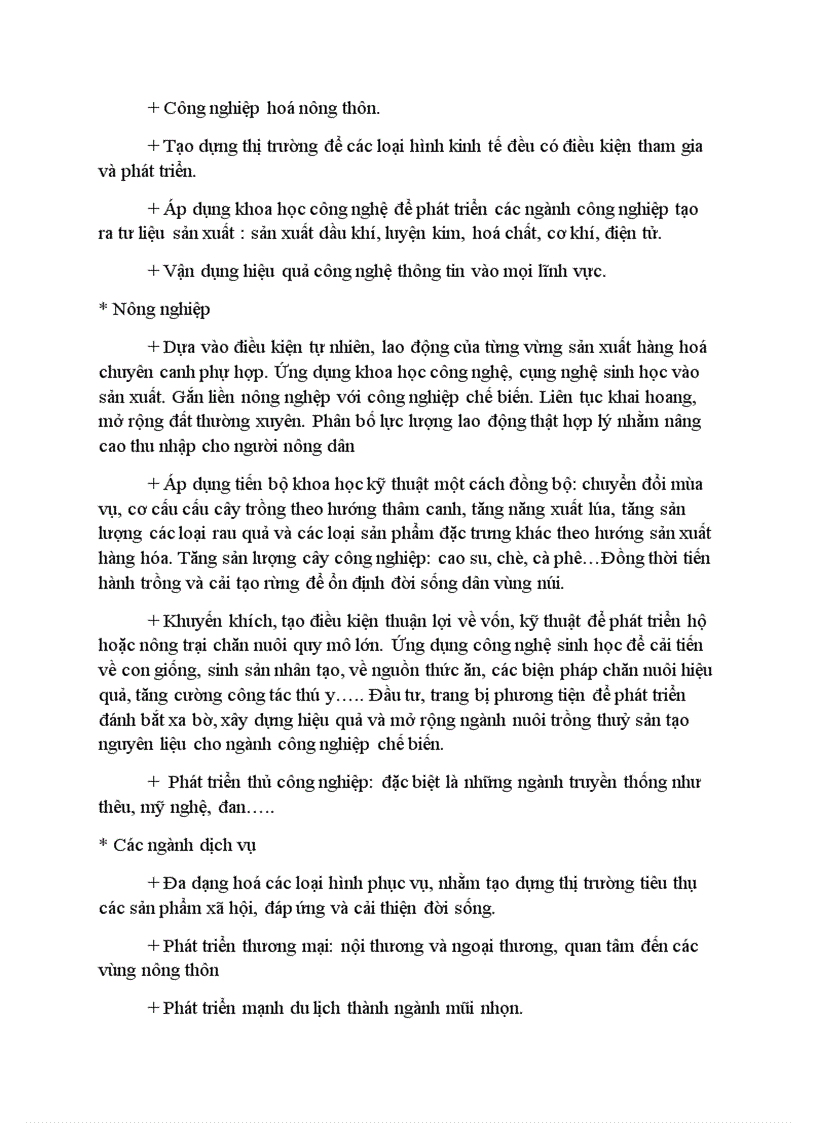 image for page Bình luận về xu hướng chuyển dịch cơ cấu ngành kinh tế Việt Nam từ năm 2001 đến nay