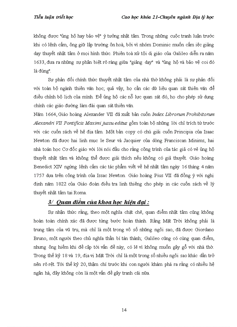 image for page Tiểu luận triết học Lịch sử về trái đất và hệ mặt trời từ cổ đâị đến hiện nay