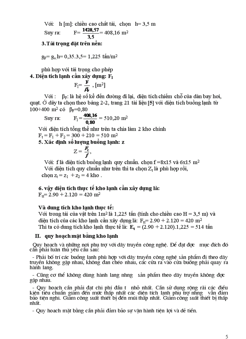 image for page Tính toán thiết kế kho lạnh dung tích 500 tấn bảo quản thịt bò