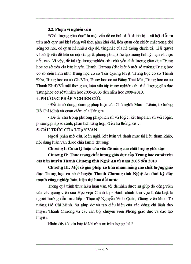 image for page Nâng cao chất lượng giáo dục Trung học cơ sở trên địa bàn huyện Thanh Chương trong tình hình hiện nay