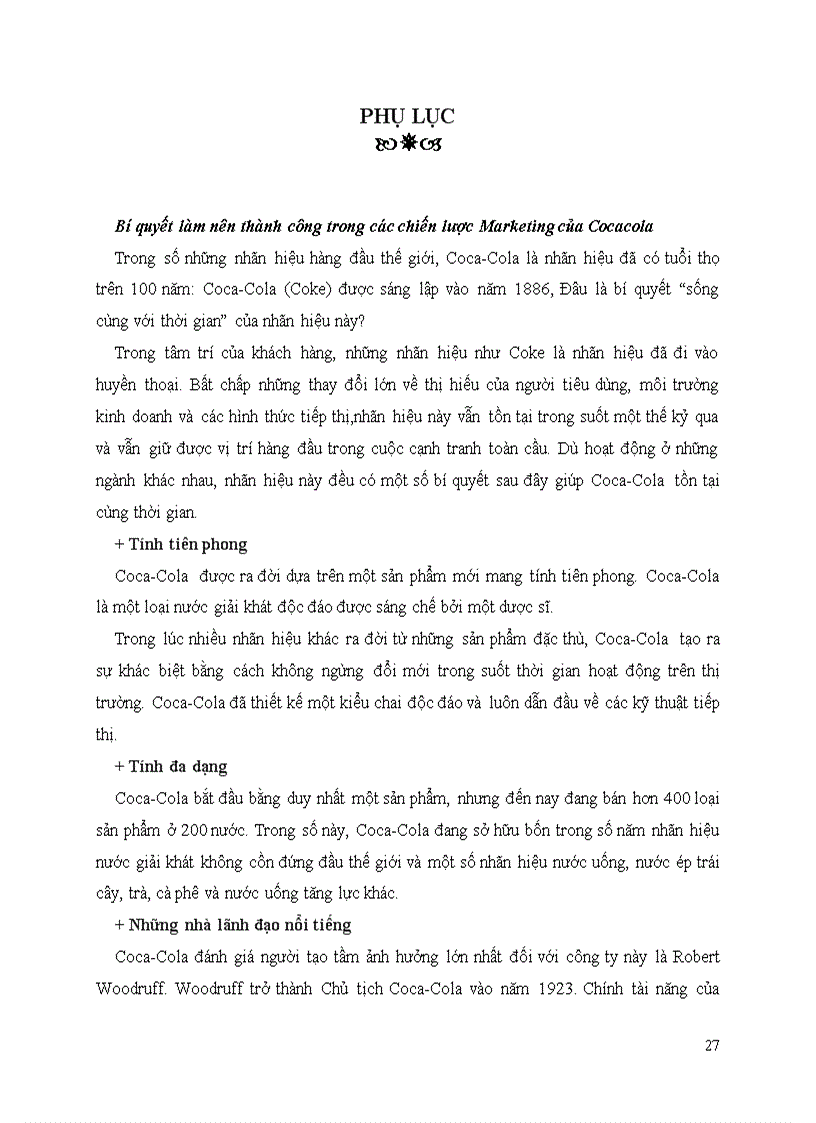 image for page Chiến lược giá của coca cola tại việt nam