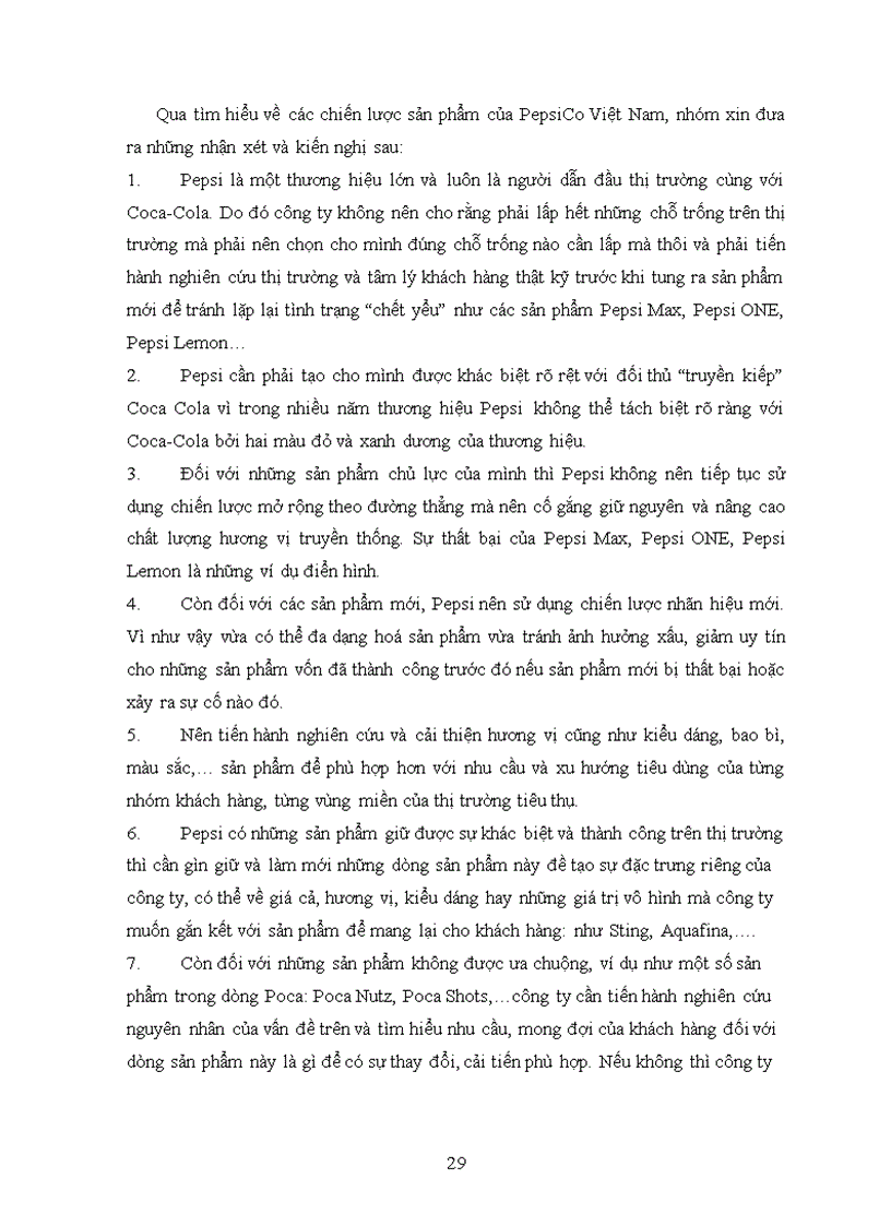 image for page Chiến lược sản phẩm của pepsico việt nam