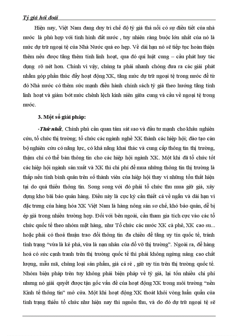 image for page Chuyên đềi tốt ngiệp ngành tài chính ngân hàng tỷ giá hối đoái