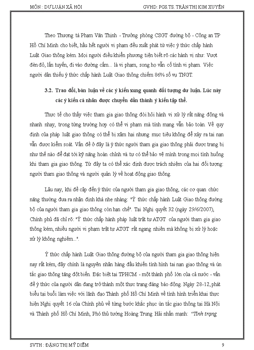 image for page Nhận thức và hành vi của người tham gia giao thông tại TP Hồ Chí Minh