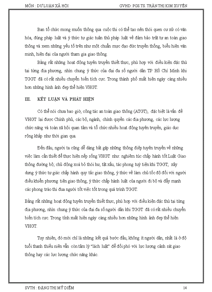 image for page Nhận thức và hành vi của người tham gia giao thông tại TP Hồ Chí Minh