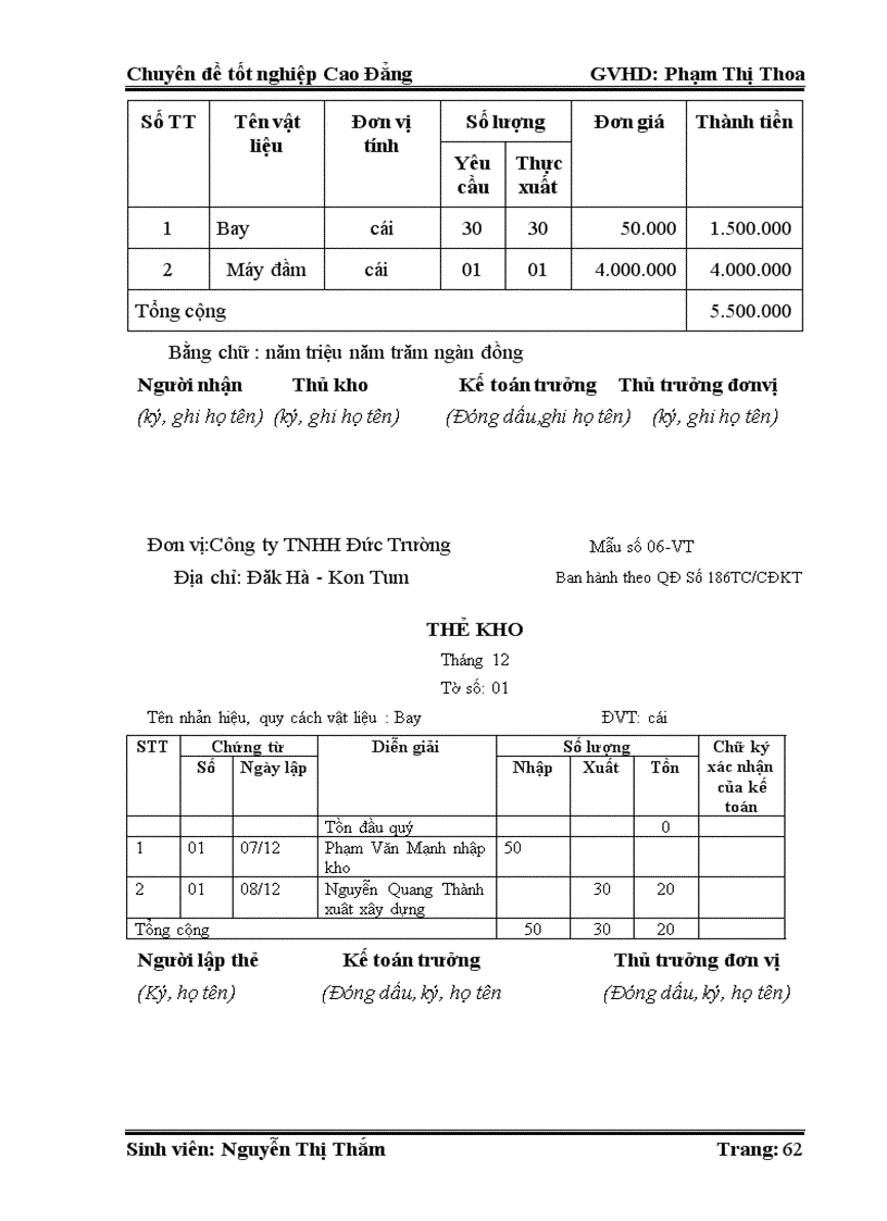 image for page Kế toán nguyên vật liệu công dụng dụng cụ trong doanh nghiệp Đức Thường