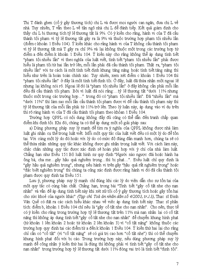 image for page Xung đột quan điểm trong việc xác định tội danh