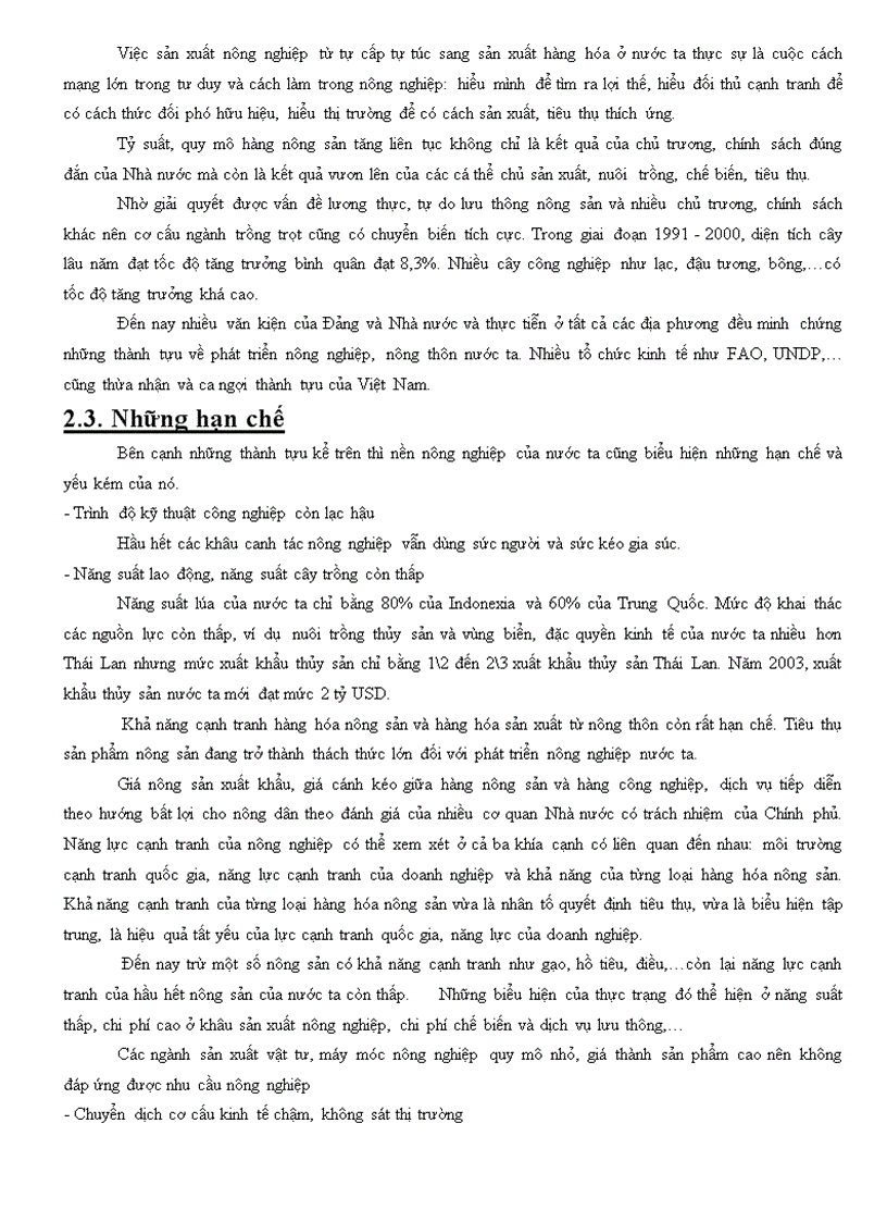 image for page Quan điểm toàn diện trong vấn đề phát triển nền nông nghiệp Việt Nam