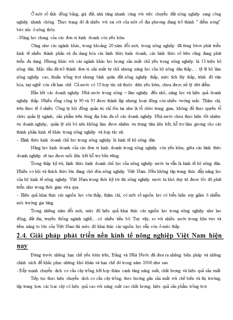 image for page Quan điểm toàn diện trong vấn đề phát triển nền nông nghiệp Việt Nam