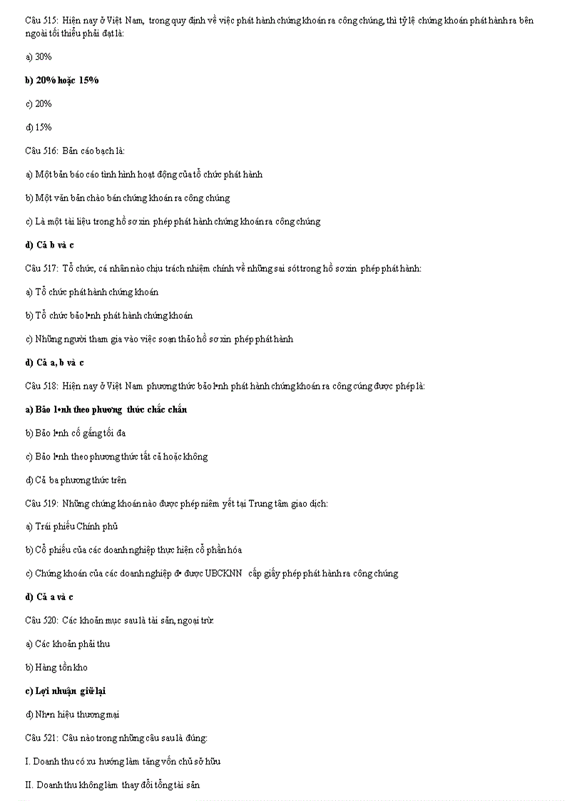 image for page 500 cau de thi trac nghiem thi truong tai chinh