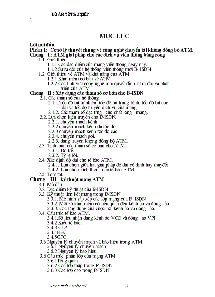 image for page Nghiên cứu hệ thống ATM ứng dụng ATM trong mạng cục bộ ATM LAN