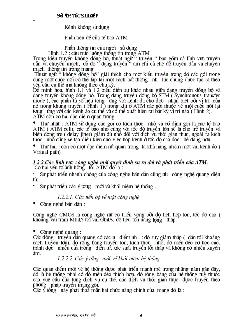 image for page Nghiên cứu hệ thống ATM ứng dụng ATM trong mạng cục bộ ATM LAN
