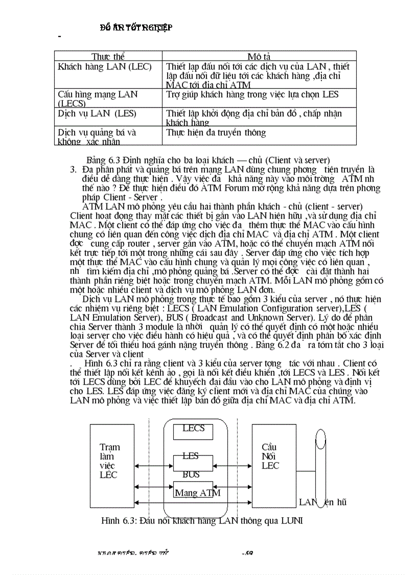 image for page Nghiên cứu hệ thống ATM ứng dụng ATM trong mạng cục bộ ATM LAN