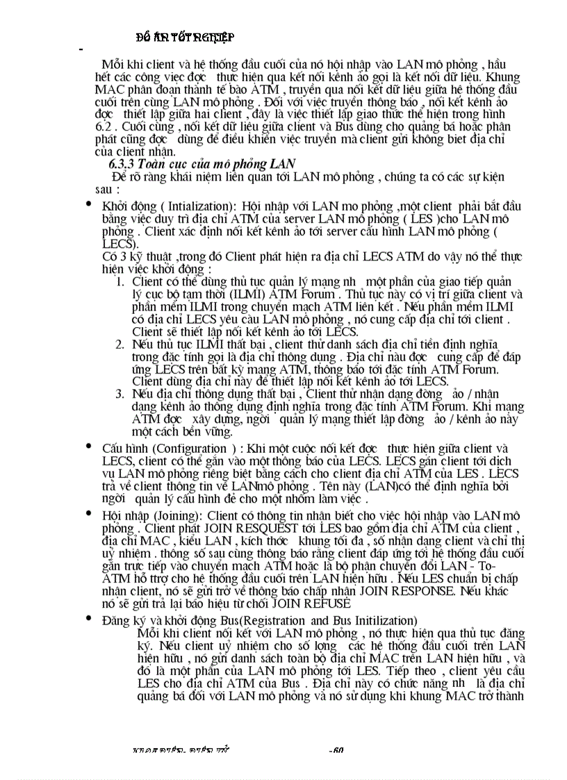 image for page Nghiên cứu hệ thống ATM ứng dụng ATM trong mạng cục bộ ATM LAN