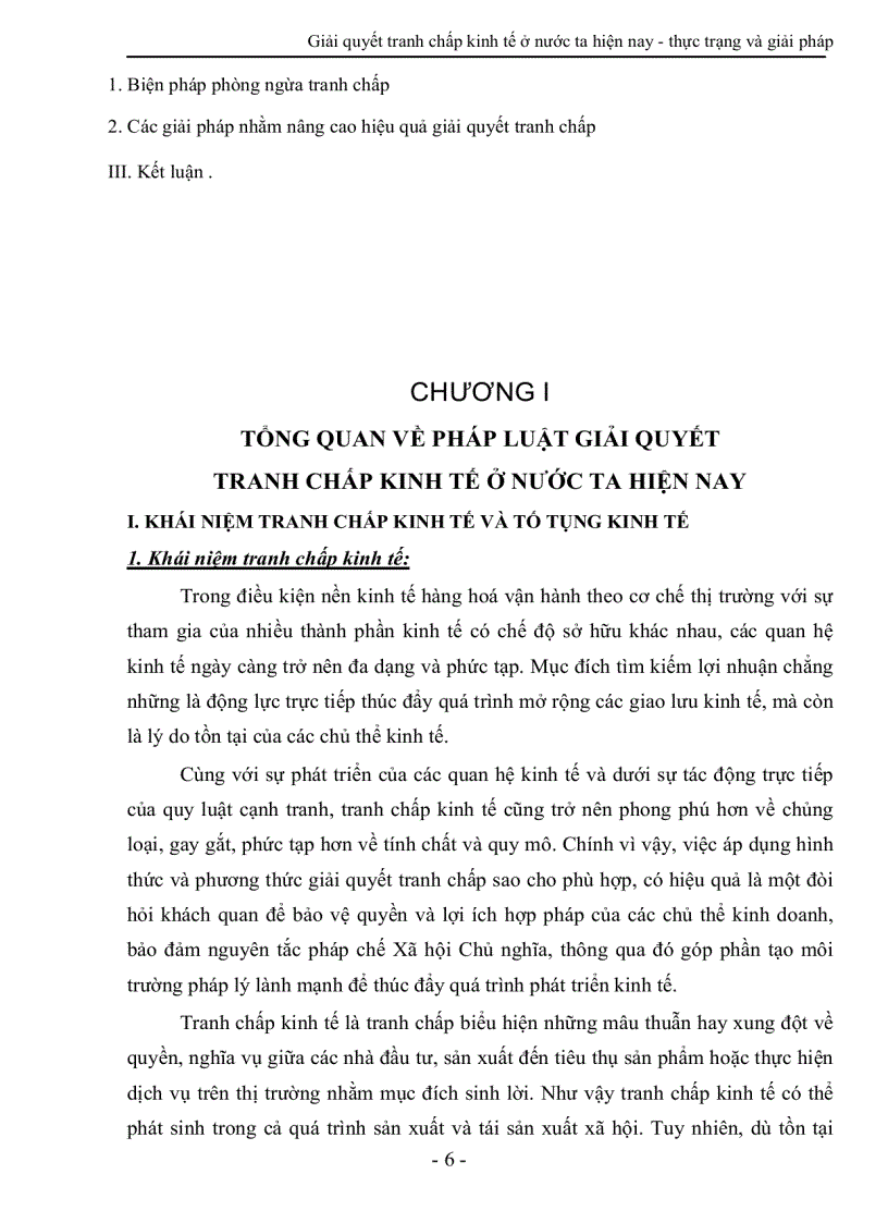 image for page Giải quyết tranh chấp kinh tế ở nước ta hiện nay thực trạng và giải pháp