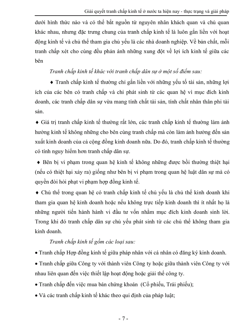 image for page Giải quyết tranh chấp kinh tế ở nước ta hiện nay thực trạng và giải pháp