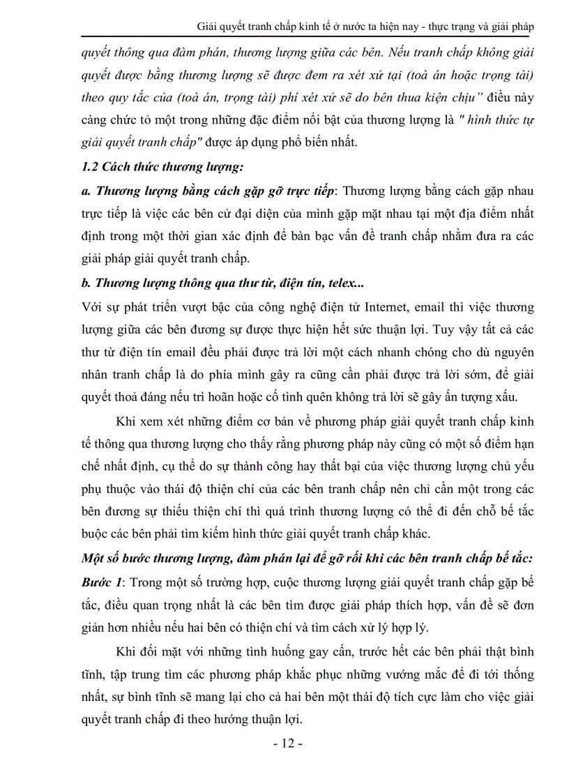 image for page Giải quyết tranh chấp kinh tế ở nước ta hiện nay thực trạng và giải pháp