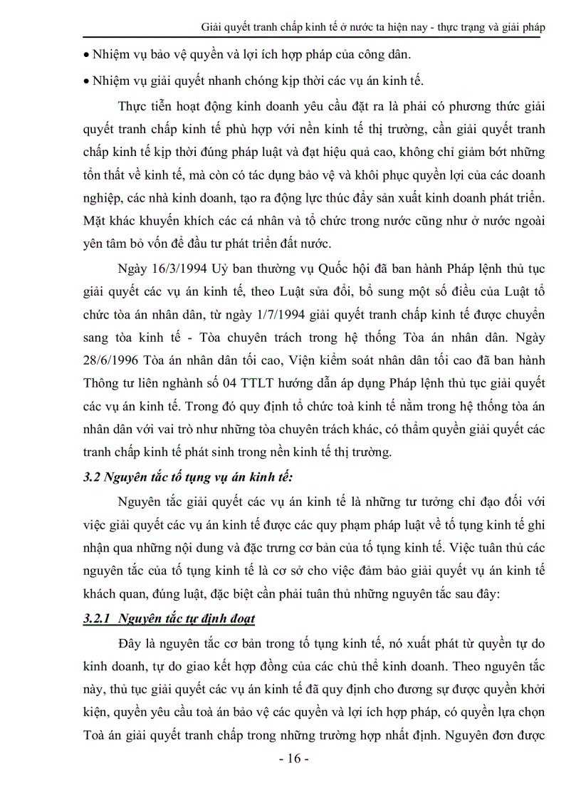 image for page Giải quyết tranh chấp kinh tế ở nước ta hiện nay thực trạng và giải pháp