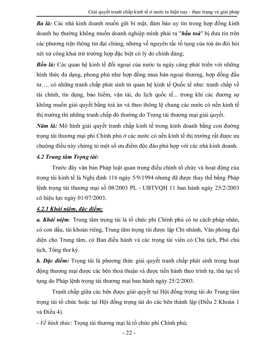 image for page Giải quyết tranh chấp kinh tế ở nước ta hiện nay thực trạng và giải pháp