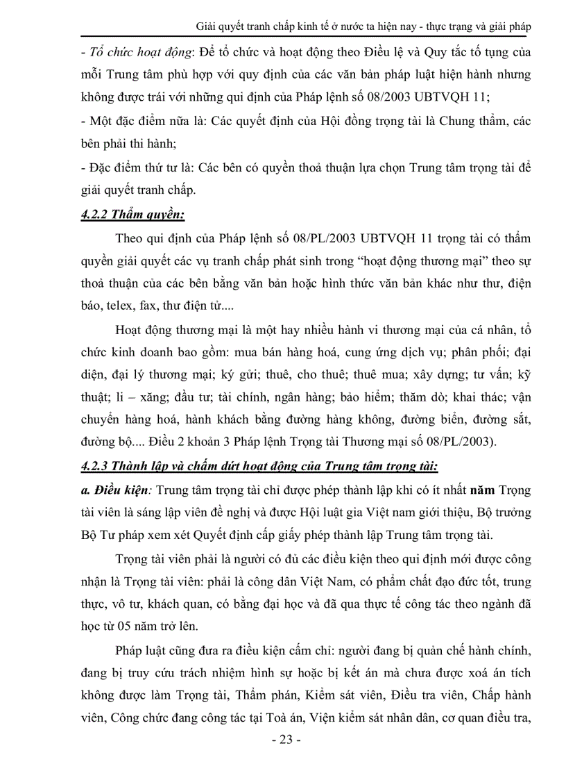 image for page Giải quyết tranh chấp kinh tế ở nước ta hiện nay thực trạng và giải pháp