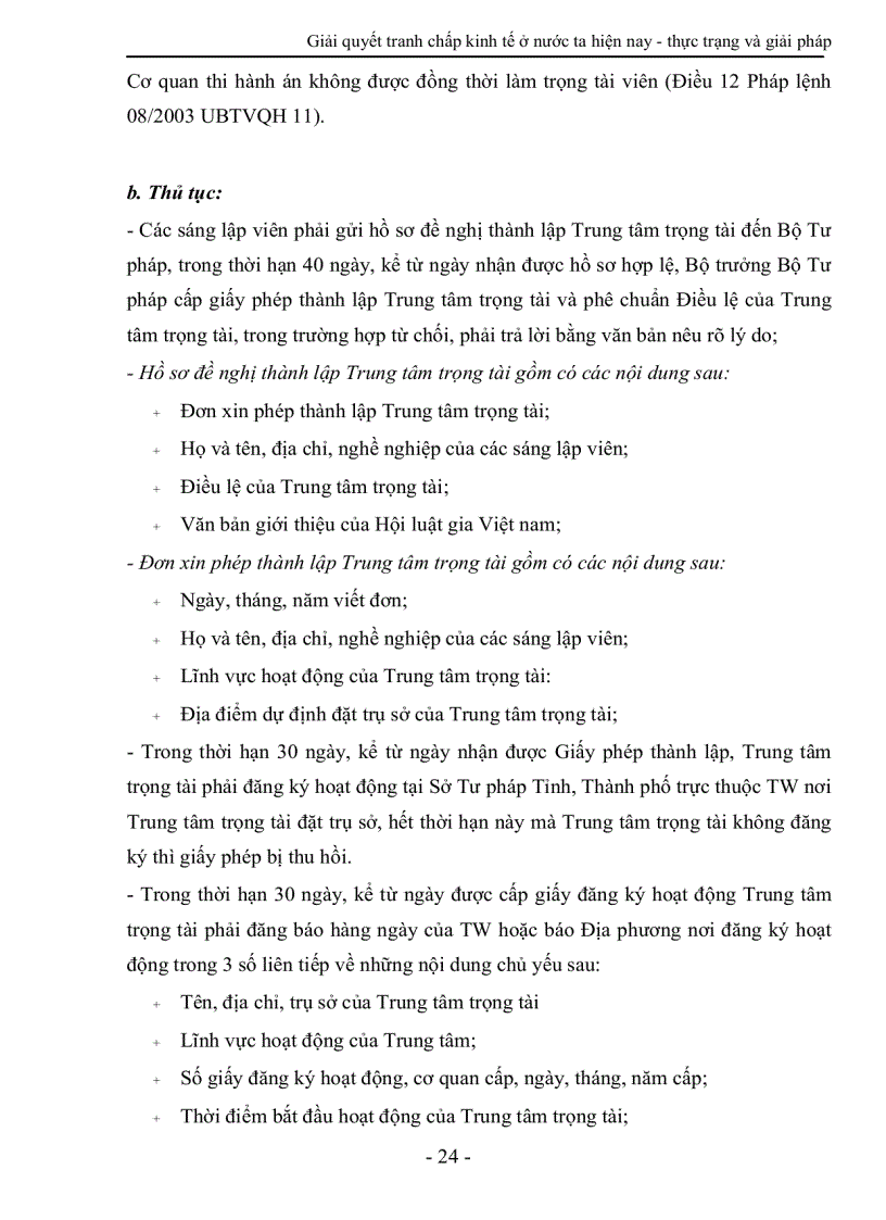 image for page Giải quyết tranh chấp kinh tế ở nước ta hiện nay thực trạng và giải pháp