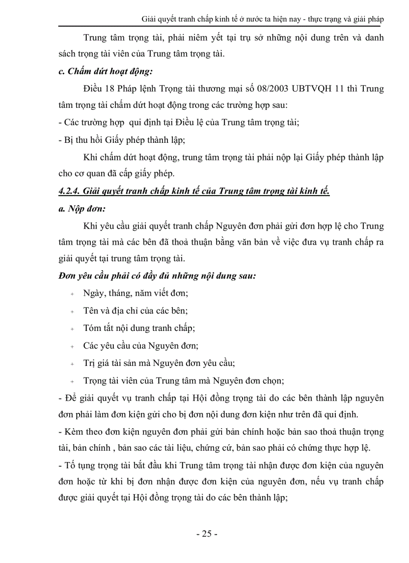 image for page Giải quyết tranh chấp kinh tế ở nước ta hiện nay thực trạng và giải pháp