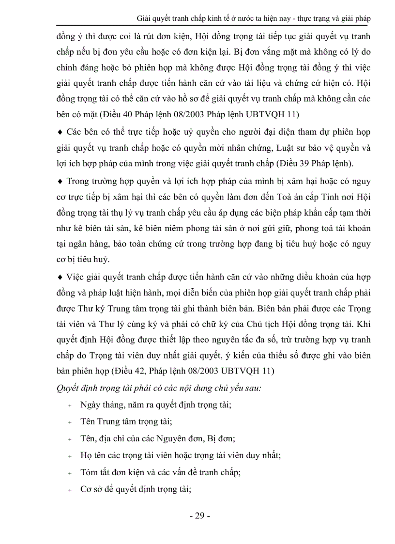 image for page Giải quyết tranh chấp kinh tế ở nước ta hiện nay thực trạng và giải pháp