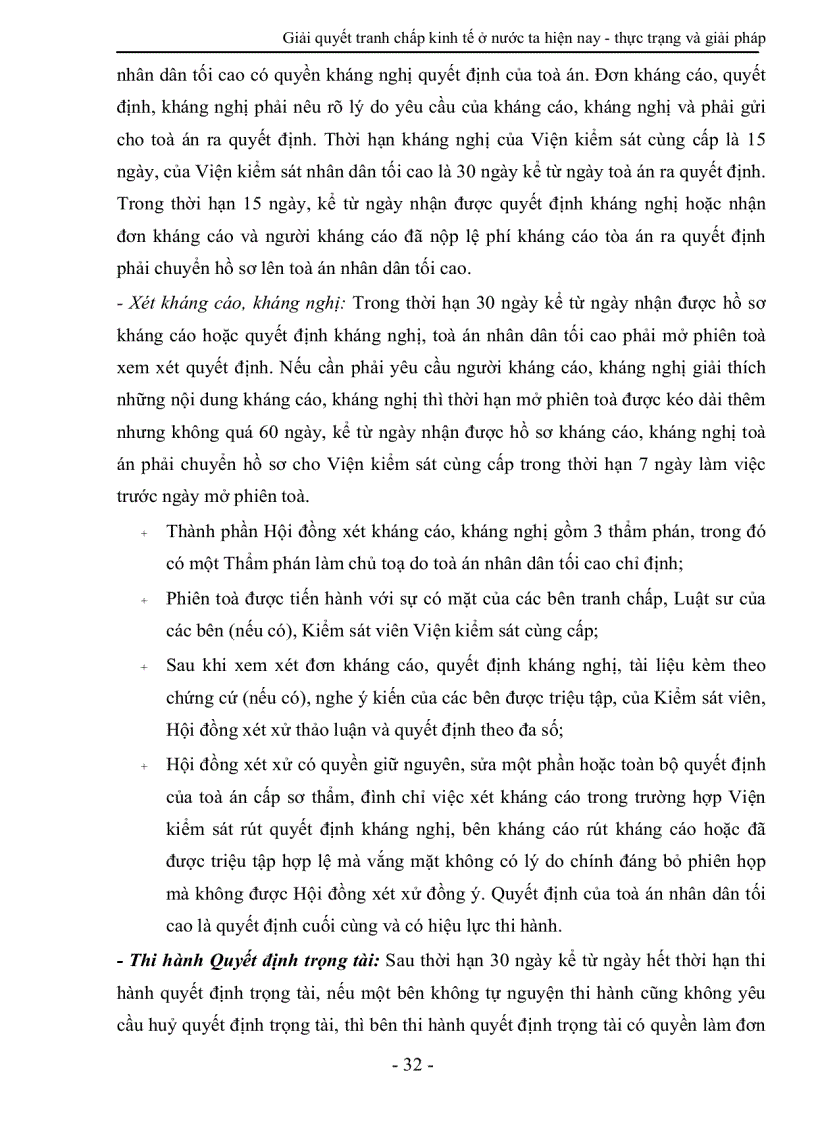 image for page Giải quyết tranh chấp kinh tế ở nước ta hiện nay thực trạng và giải pháp