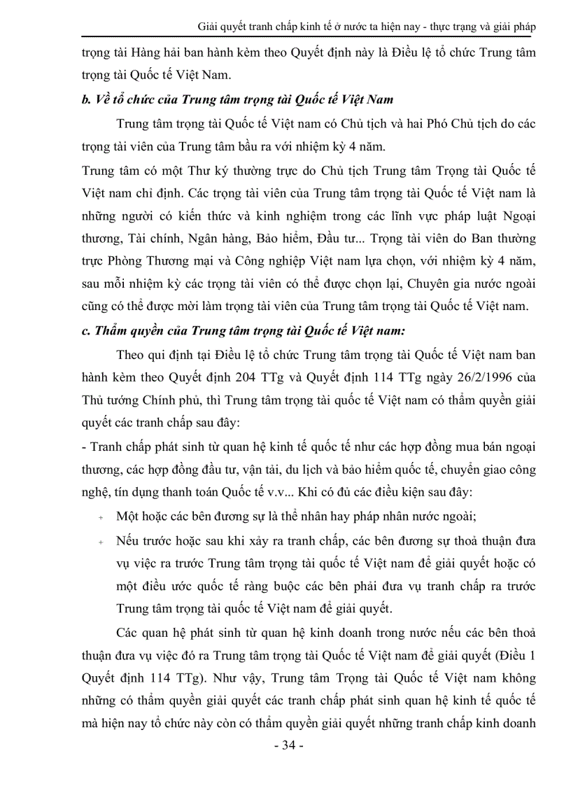 image for page Giải quyết tranh chấp kinh tế ở nước ta hiện nay thực trạng và giải pháp