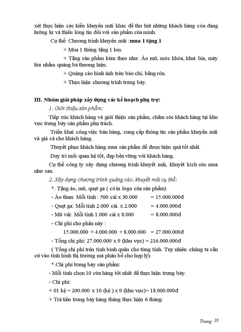 image for page Chuyên đề môn học chuyên ngành quản trị kinh doanh chiến lược marketing tung sản phẩm mới bia sông trà ra thị trường