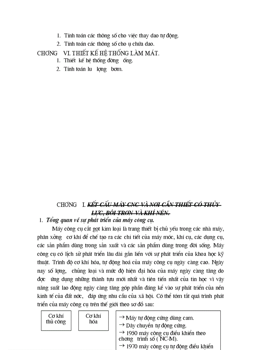 image for page Kết cấu máy CNC và nơi cần thiết có thuỷ lực bôi trơn và khí nén